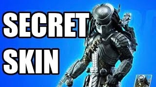 Secret skin Revealed - Predator Challenges #Fortnite