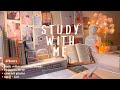 4-HOUR 🍞 Late Night Study With Me • Fire Crackling🕯️+ Lofi bgm • Pomodoro 50-10 • Day172✏️