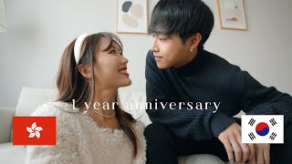 Our 1 year anniversary / The Korean way celebration🇰🇷