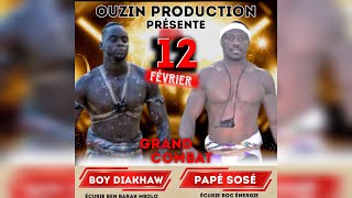 🔴En direct arène national boy diakho vs pape socé journée ouzin production le 12 février 2025