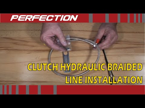 Clutch Hydraulic Braided Line Installation Clutch Hydraulic Braided Line Installation