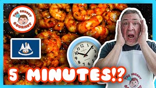 5 MINUTE Cajun Shrimp Recipe | The Chubby Gourmet