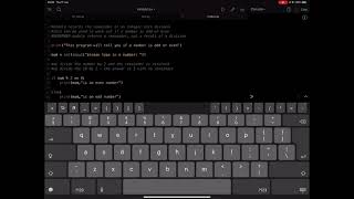 Python: Use modulo to find if a number is odd or even