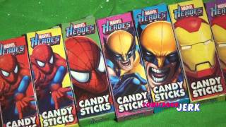 Super Cheapo Treasures Marvel Heroes Candy Sticks