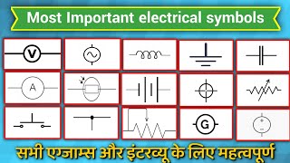 Most Important Electrical Symbols | Electrical Symbols