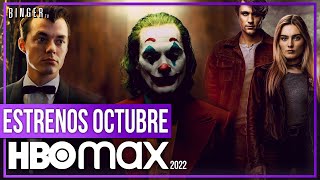 Estrenos HBO Max OCTUBRE 2022 | Series y Películas