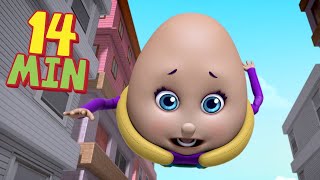 Humpty Dumpty Ran Too Fast Good Habits Nursery Rhymes | Infobells