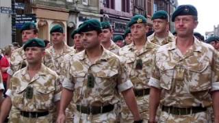 Royal Marines - 45 Commando -  Arbroath Parade - Salute the Heroes