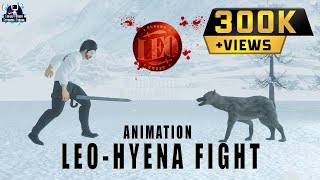 LEO - Hyena fight animation | Thalapathy Vijay | spsptamilofficial11 #leotrailer #leo #leoupdate