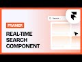 How to Add Real-Time Search to Framer with Superfields (Tutorial)