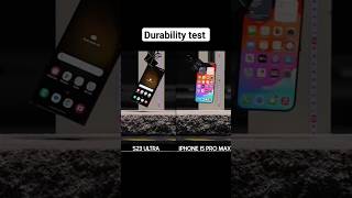 iphone 15 Pro Max vs Samsung S23 ultra drop test, Durability test #shorts