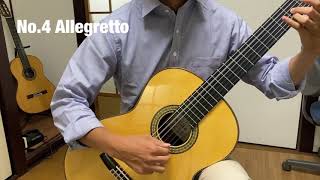 第4番 セゴビア選ソルの20の練習曲　Fernando Sor Op.6-1 No.4 20 Studies for the Guitar selected by Andres Segovia