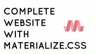 Learn MaterializeCSS and create a new portfolio - Part 2