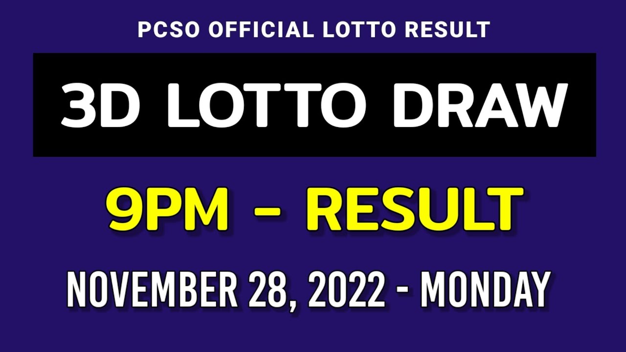 3D LOTTO RESULT 9PM DRAW November 28, 2022 PCSO SWERTRES LOTTO RESULT ...