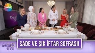 Ezgi gelinin sade ve şık iftar sofrası! | Gelin Evi 842. Bölüm