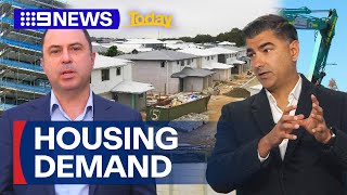 Housing prices driven up by struggling home construction demand | 9 News Australia