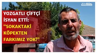 TMO önünde sıra bekleyen çiftçi isyan etti! \