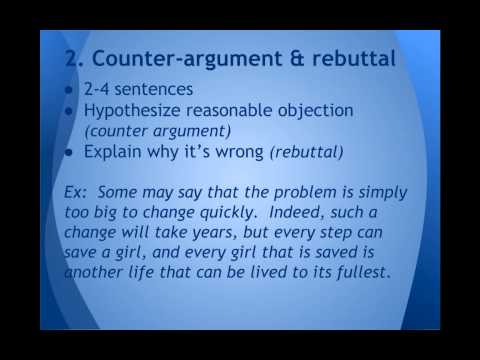 How to write a conclusion (persuasive essay) How to write a conclusion (persuasive essay)