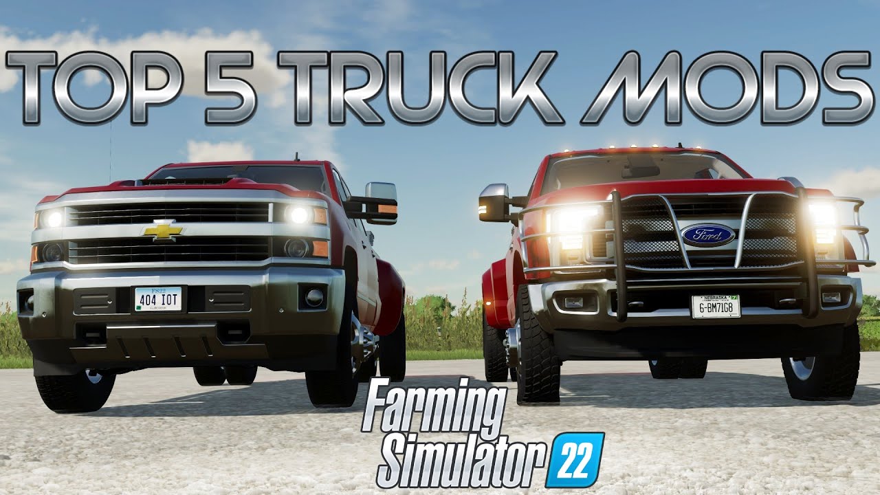 My Top 5 Truck Mods | Farming Simulator 22 - YouTube