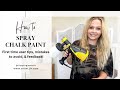 How To Spray Chalk Paint | Painting Furniture DIY | Flipping Lemons