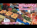 Краснодар - Ярмарка выходного дня на ул. Одесской - цены на продукты - 03 августа 2024 г.