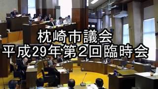 平成29年第２回臨時会（５月17日）