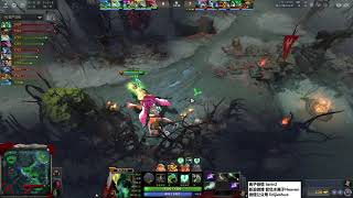 【离子DOTA2解说】Burning超神死灵法师 死神镰刀无人生还