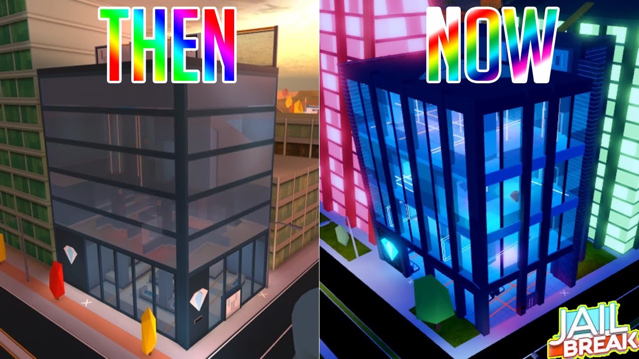 Roblox Jailbreak Now And Then Youtube