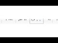 noisettes never forget you guitar tab tutorial