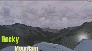 FSX Acceleration [HD] Rocky Mountains Summer Storm / Ground Environment USA Canada Alaska