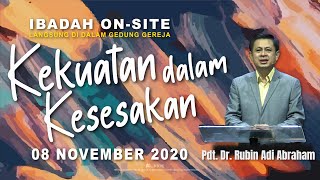 Kekuatan Dalam Kesesakan - Pdt. Dr. Rubin Adi Abraham