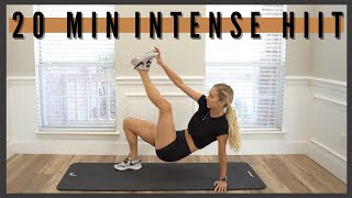 20 MIN FULL BODY INTENSE HIIT | NO EQUIPMENT AT HOME WORKOUT | fitnessa ◡̈