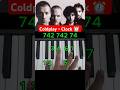 Clocks - Coldplay easy piano tutorial #shorts #pianotutorial #coldplay