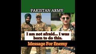 ISPR.A Message For The Enemy's Of Pakistan | Pakistan Forces