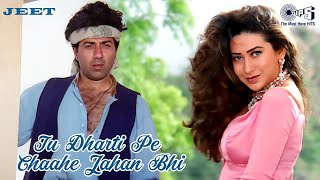 Tu Dharti Pe Chaahe Jahan Bhi Rahegi | Jeet | Karisma, Sunny Deol |Kumar Sanu, Alka Yagnik|90's Hits