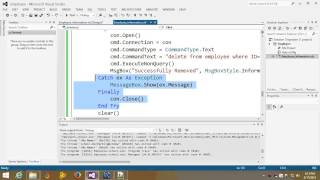 Visual Basic Net Tutorial with MySql database 12 DataGridView