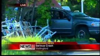 Four hurt in Wallingford crash