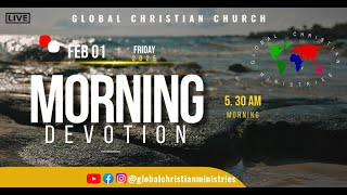 Devotion service - Global Christian Church - Live Stream - 01- February - 2025