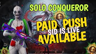 DAY -6, PLATINUM TO CONQUEROR SOLO RANK PUSH BGMI LIVE | CONQUEROR RANK PUSH TIPS AND TRICKS