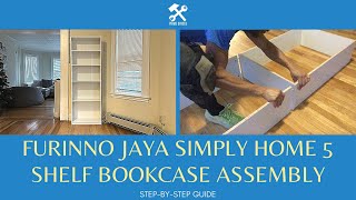Furinno Jaya Simply Home 5 Shelf Bookcase Assembly (Full Step-by-Step Instruction Tutorial Guide)