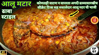 aloo matar bhaji | vatana batata bhaji | aloo matar recipe in marathi| aloo matar recipe| aalu matar