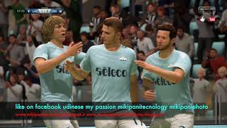 Pronostico Lazio Udinese del 05 Novembre 2017 giocato a Fifa 18 Playstation 4 Pro 4K