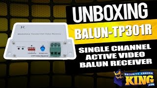 Unboxing - Balun-TP301R -  Single Channel ACTIVE Video Balun Receiver