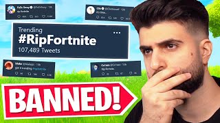 Epic is BANNING Fortnite Pros for this...