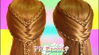 ถักเปีย 3 สวยน่ารักและง่าย : Cute and Easy 3 Strand Braid Tutorial