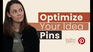 How to Use Keywords to Optimize Your Pins on Pinterest (Idea Pins, Video Pins & Static Pin Tutorial)