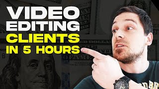 VIDEO EDITING: HOW TO GET CLIENTS [FULL COURSE] VIDEO EDITING AGENCY BEGINNERS TUTORIAL 2024 $90/DAY