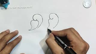 Bird Drawing easy step by step / How to drawing BIRD Number 99 / bird drawing / It's SR Nirob Art