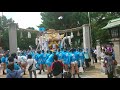 高砂神社　戎町　入魂式　仮露盤　擬宝珠　取り付け h29年9月10日