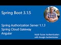 Spring Authorization Server - Angular App - Multi-Factor authentication - Google Authenticator